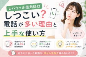 レバウェル薬剤師はしつこい?電話が多い理由と上手な使い方
