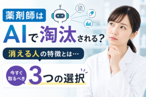 薬剤師はAIで淘汰される？消える人の特徴と“今すぐ取るべき3つの選択”