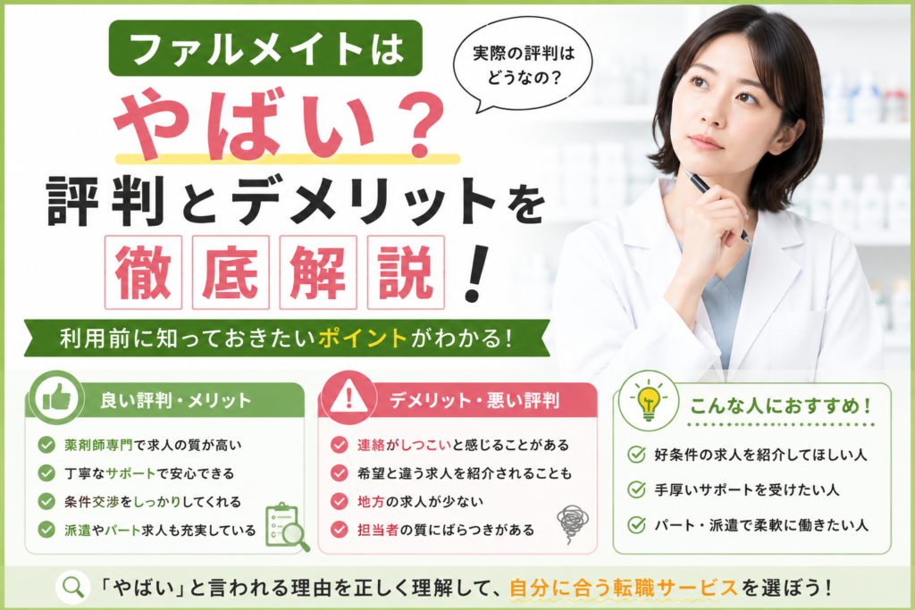 ファルメイトはやばい？評判とデメリットを徹底解説