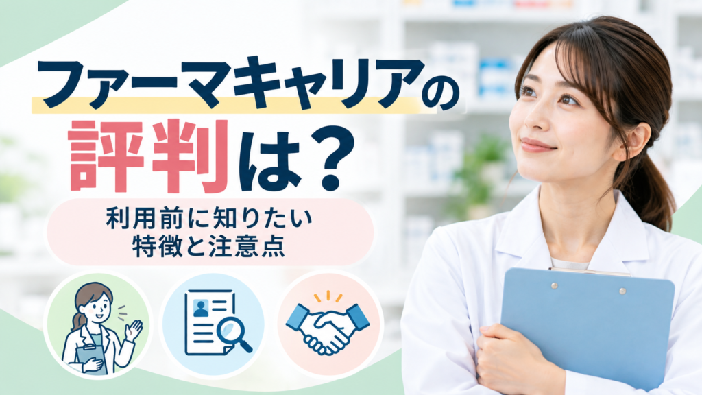 ファーマキャリアの評判は？希望条件に合う求人を提案してもらえるのか調査